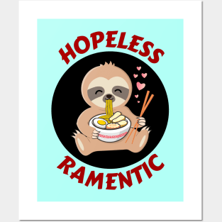 Hopeless Ramentic | Ramen Pun Posters and Art